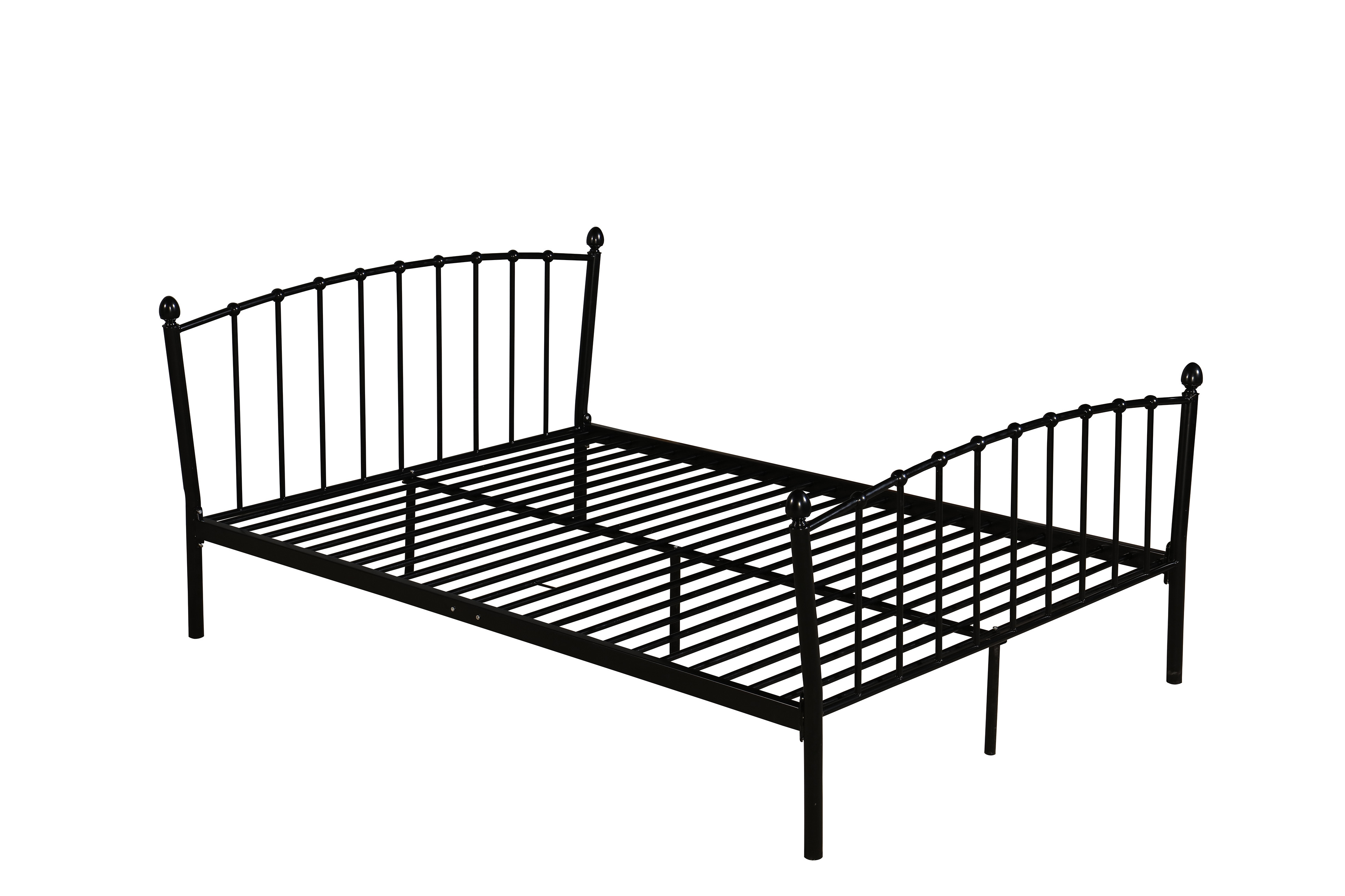 Strengthen 6FT Double Bed Size Bed Frame Powder Coated Surface Treatment